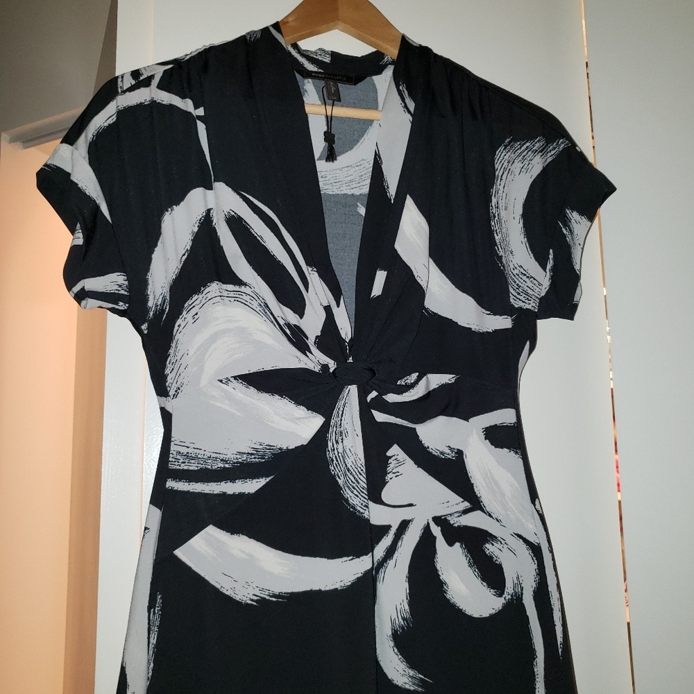 BCBG deep vneck top